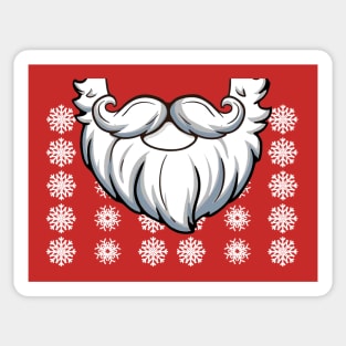 Christmas Santa Face mask Sticker